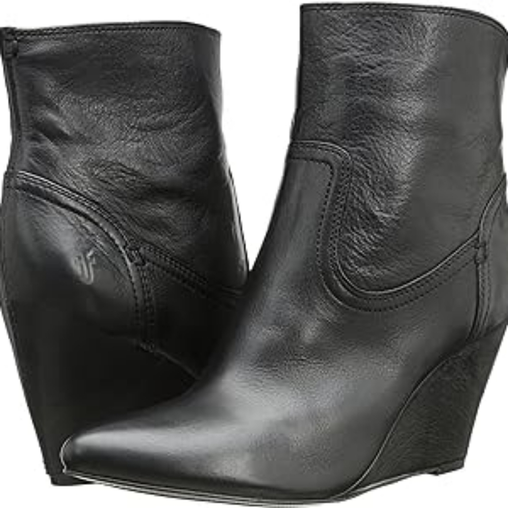 Frye Women's Regina Covered Wedge Boot Black Size 11